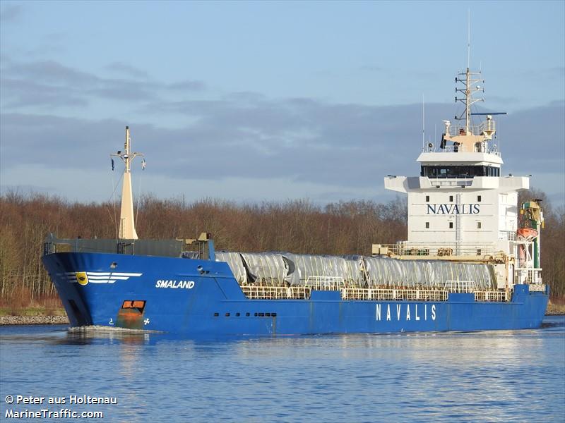 smaland (General Cargo Ship) - IMO 9277321, MMSI 255806290, Call Sign CQAV8 under the flag of Madeira