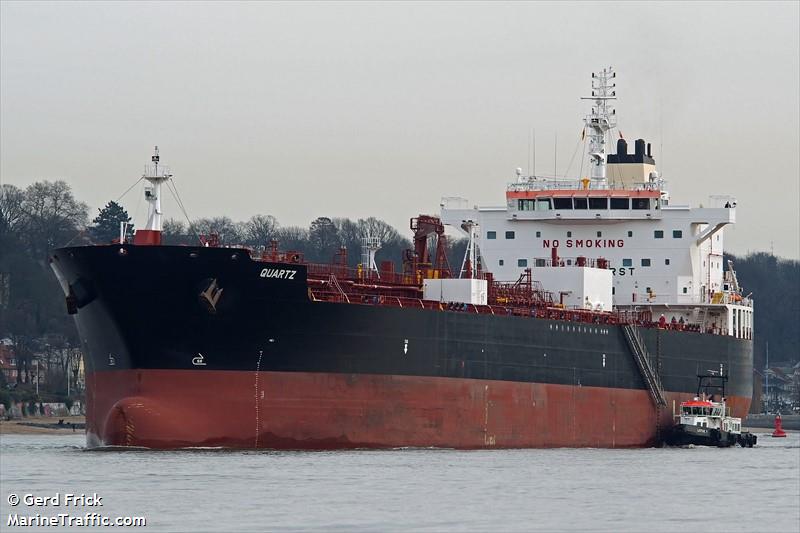 quartz (Chemical/Oil Products Tanker) - IMO 9694361, MMSI 256392000, Call Sign 9HA3900 under the flag of Malta