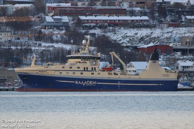 ramoen (Fish Factory Ship) - IMO 9761102, MMSI 257786700, Call Sign LDNV under the flag of Norway