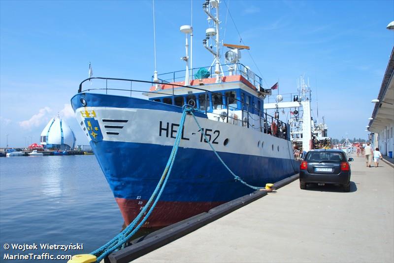 hel-152 (Fishing Vessel) - IMO 8600284, MMSI 261006110, Call Sign SPG2O25 under the flag of Poland
