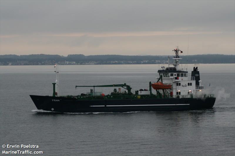 fram (Oil Products Tanker) - IMO 8412235, MMSI 265581970, Call Sign SEXJ under the flag of Sweden