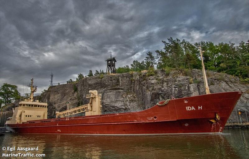 ida h (General Cargo Ship) - IMO 7116808, MMSI 266439000, Call Sign SHOL under the flag of Sweden