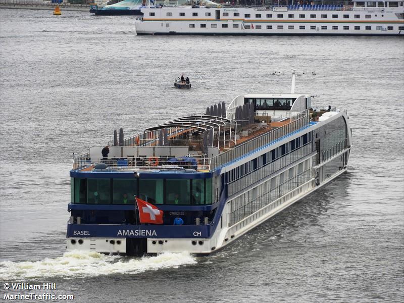 amasiena (Passenger ship) - IMO , MMSI 269057727, Call Sign HE7727 under the flag of Switzerland