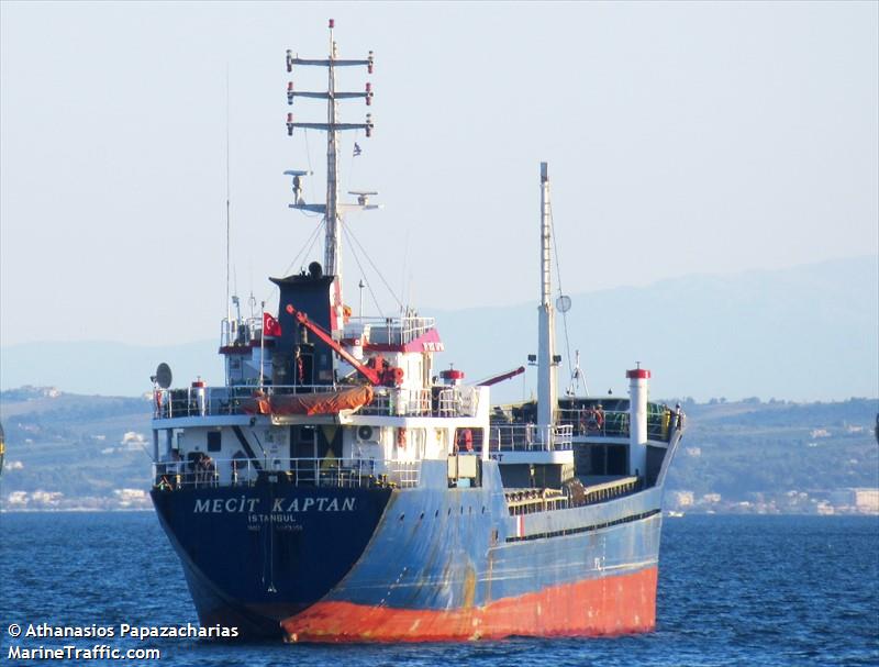 mecit kaptan (General Cargo Ship) - IMO 8943351, MMSI 271002359, Call Sign TCCM3 under the flag of Turkey