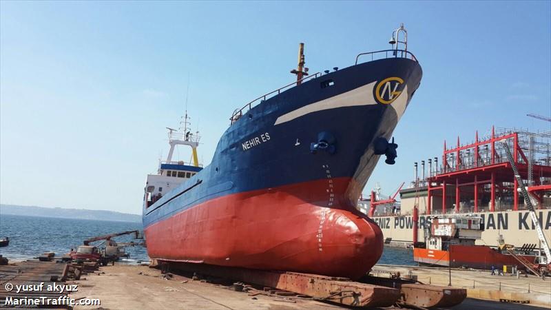 nehir es (Cargo ship) - IMO , MMSI 271002427, Call Sign TCBR2 under the flag of Turkey