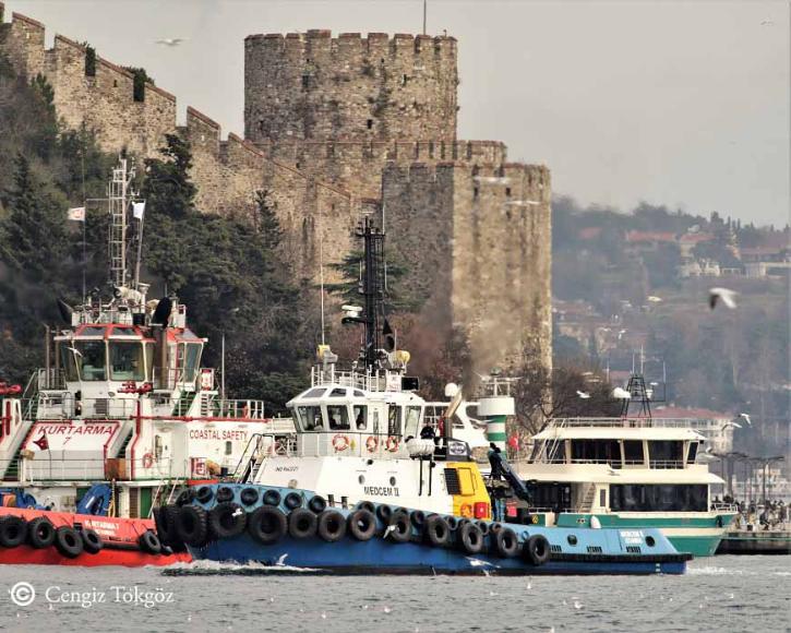 medcem ii (Tug) - IMO 9643221, MMSI 271043090, Call Sign TCUF7 under the flag of Turkey