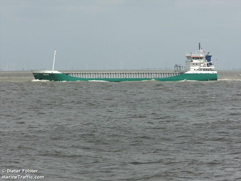 delfin (Cargo ship) - IMO , MMSI 272121300 under the flag of Ukraine