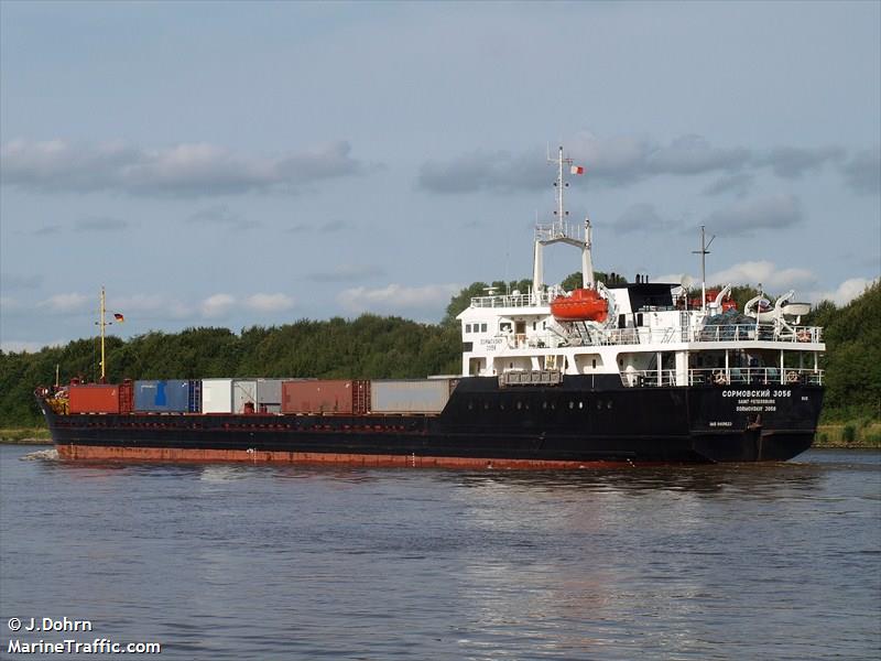 sormovskiy-3056 (General Cargo Ship) - IMO 8419623, MMSI 273316200, Call Sign UDBT under the flag of Russia