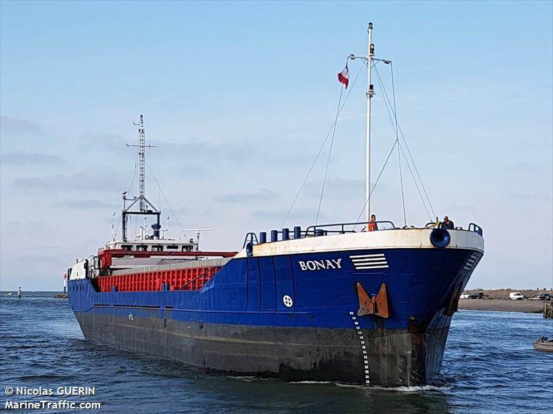 bonay (General Cargo Ship) - IMO 9033878, MMSI 275359000, Call Sign YLBV under the flag of Latvia