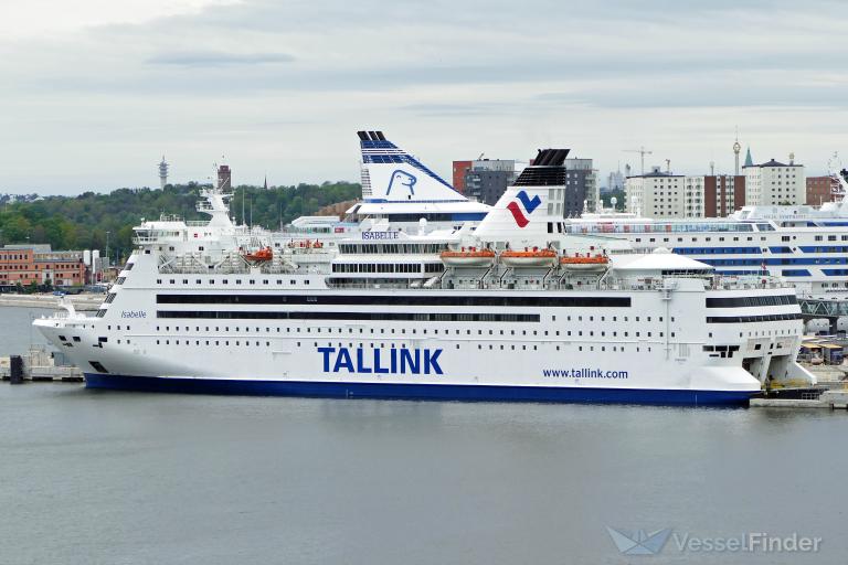 isabelle (Passenger/Ro-Ro Cargo Ship) - IMO 8700723, MMSI 275430000, Call Sign YLEZ under the flag of Latvia