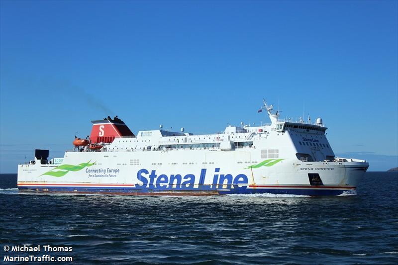 stena nordica (Passenger/Ro-Ro Cargo Ship) - IMO 9215505, MMSI 311000843, Call Sign C6EB2 under the flag of Bahamas