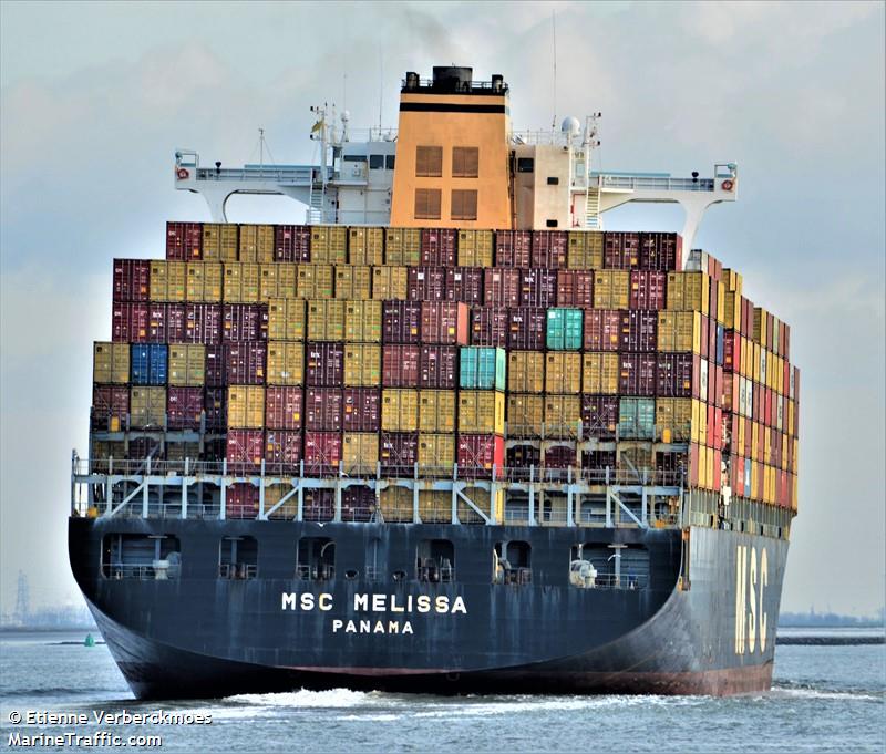 msc melissa (Container Ship) - IMO 9226918, MMSI 354340000, Call Sign H9VY under the flag of Panama