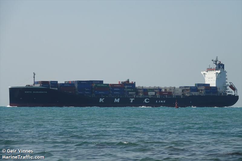 kmtc surabaya (Container Ship) - IMO 9821081, MMSI 354467000, Call Sign 3ELX9 under the flag of Panama