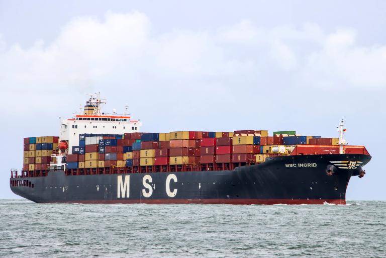 msc ingrid (Container Ship) - IMO 9181651, MMSI 354505000, Call Sign HOHA under the flag of Panama