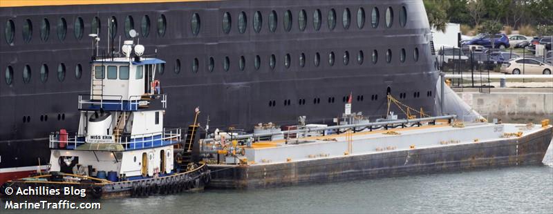 miss erin (Tug) - IMO , MMSI 367001940, Call Sign WDC3043 under the flag of United States (USA)