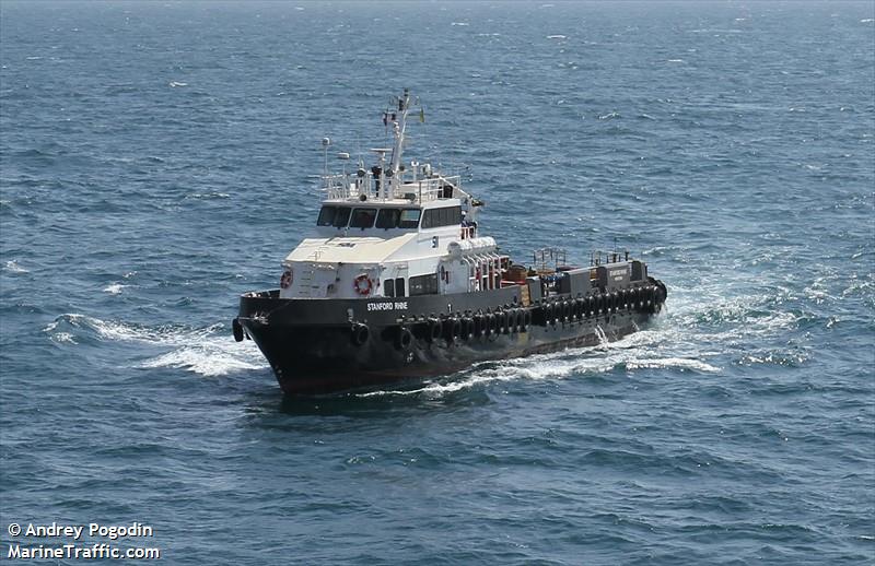 stanford rhine (Offshore Tug/Supply Ship) - IMO 9549683, MMSI 377126000, Call Sign J8B4075 under the flag of St Vincent & Grenadines