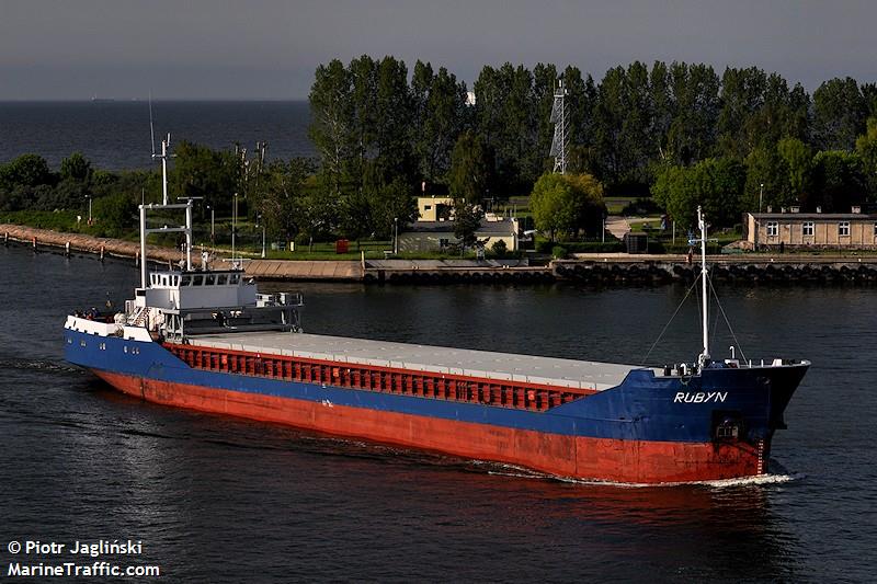 rubyn (General Cargo Ship) - IMO 8511885, MMSI 377661000, Call Sign J8B2973 under the flag of St Vincent & Grenadines