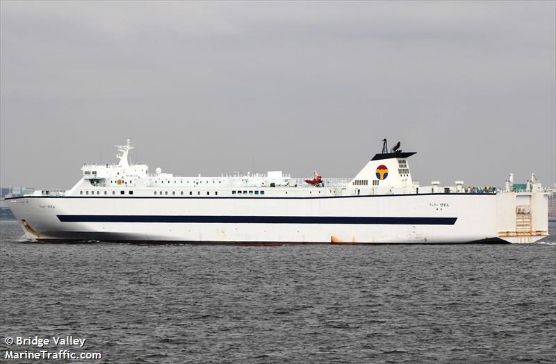 ferry bizan (Passenger ship) - IMO , MMSI 431007129, Call Sign JD3924 under the flag of Japan