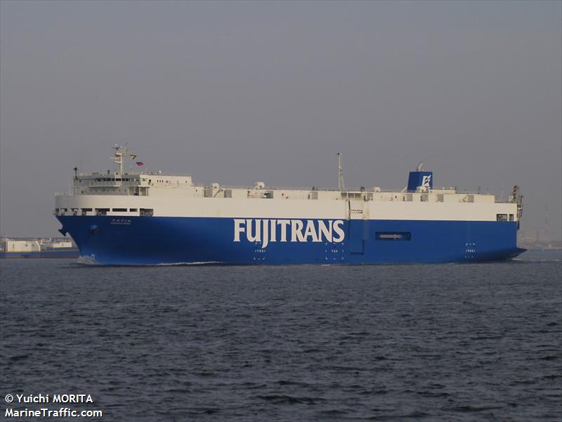 kinuura maru (Vehicles Carrier) - IMO 9372339, MMSI 431101175, Call Sign JD2329 under the flag of Japan