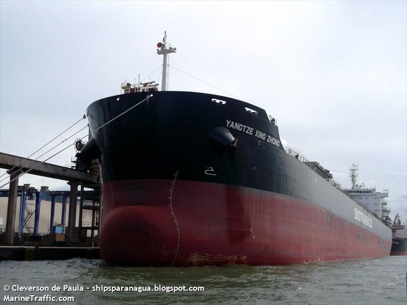 yangtze xing zhong (Bulk Carrier) - IMO 9593749, MMSI 477167400, Call Sign VRJR4 under the flag of Hong Kong