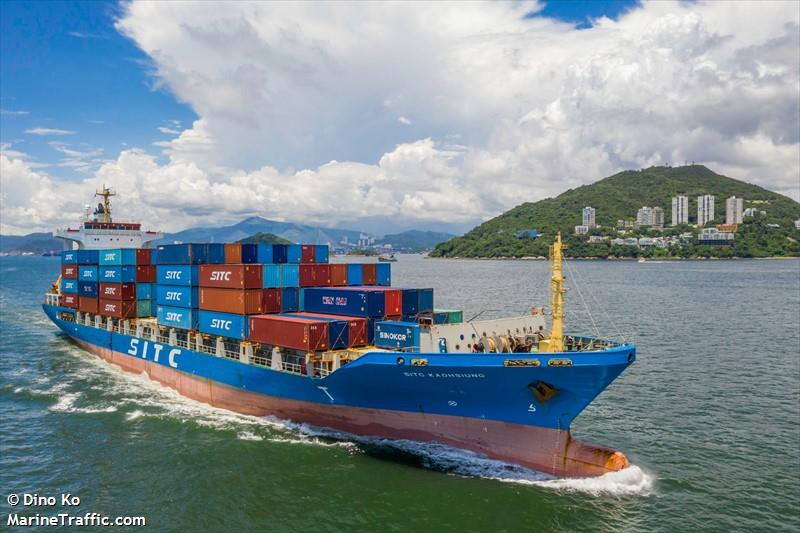 sitc kaohsiung (Container Ship) - IMO 9404510, MMSI 477521800, Call Sign VRTE8 under the flag of Hong Kong