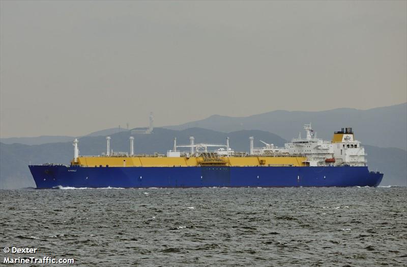 amali (LNG Tanker) - IMO 9496317, MMSI 508111132, Call Sign V8V3103 under the flag of Brunei