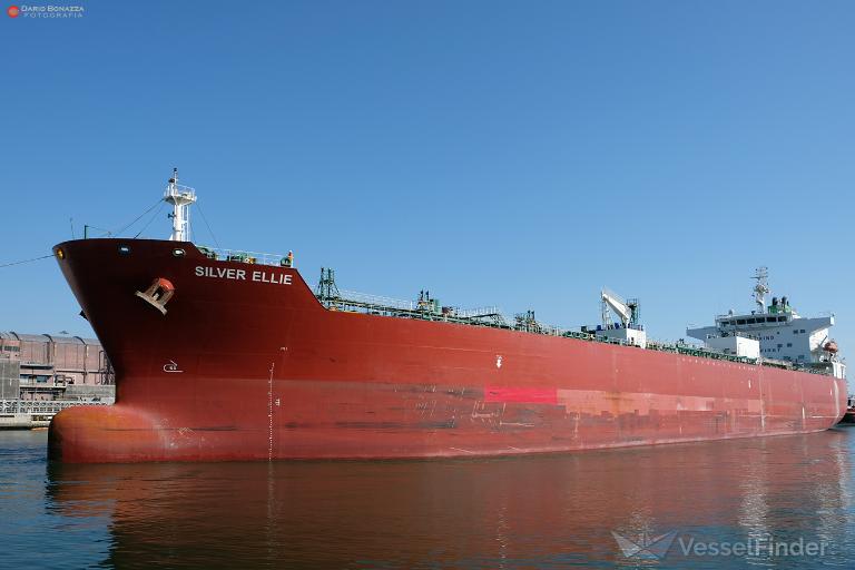 silver ellie (Chemical/Oil Products Tanker) - IMO 9692387, MMSI 538006709, Call Sign V7QK6 under the flag of Marshall Islands