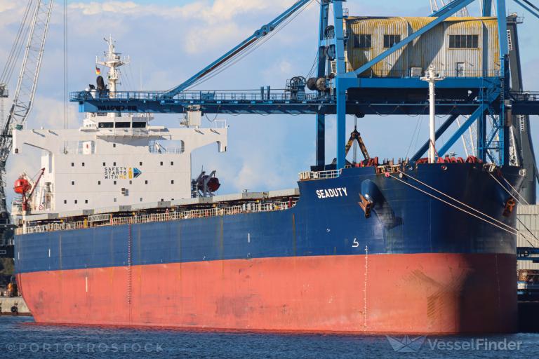 seaduty (Bulk Carrier) - IMO 9392432, MMSI 538007297, Call Sign V7GZ9 under the flag of Marshall Islands