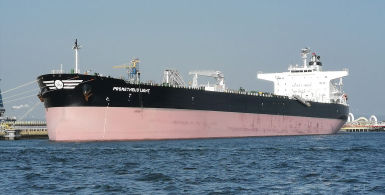 prometheus light (Crude Oil Tanker) - IMO 9801976, MMSI 538008103, Call Sign V7HZ5 under the flag of Marshall Islands