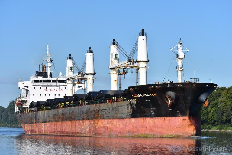 louisa bolten (Bulk Carrier) - IMO 9406049, MMSI 538008683, Call Sign V7A2655 under the flag of Marshall Islands