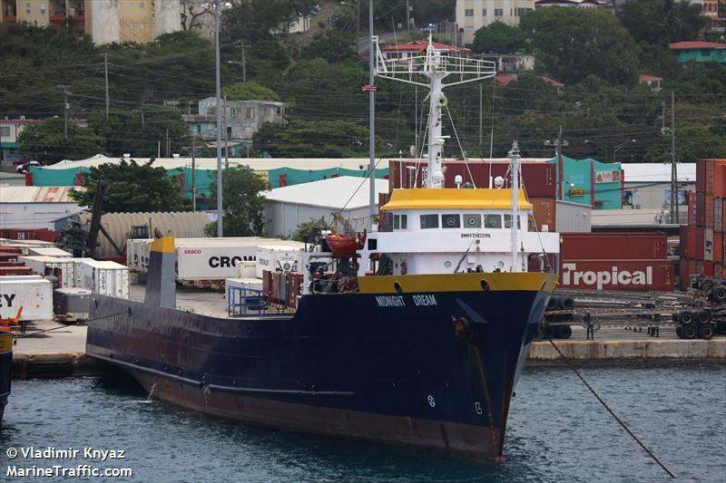 midnight dream (General Cargo Ship) - IMO 7913206, MMSI 577368000, Call Sign YJWE4 under the flag of Vanuatu