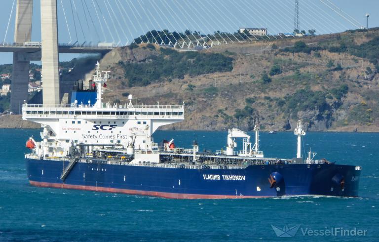 vladimir tikhonov (Crude Oil Tanker) - IMO 9311622, MMSI 636012814, Call Sign A8IA6 under the flag of Liberia
