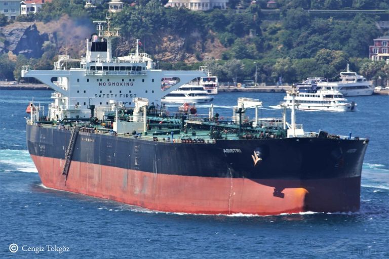 agistri (Crude Oil Tanker) - IMO 9597018, MMSI 636015167, Call Sign A8ZA5 under the flag of Liberia