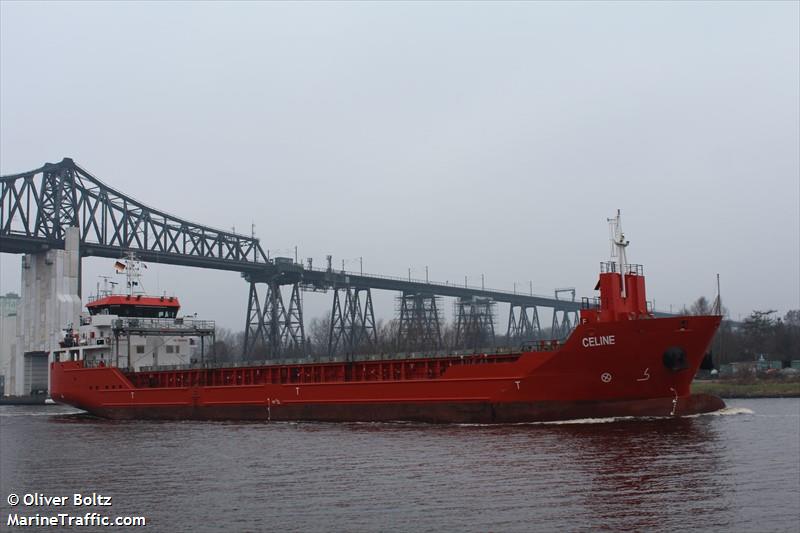 celine (General Cargo Ship) - IMO 9508653, MMSI 636016747, Call Sign D5HO7 under the flag of Liberia