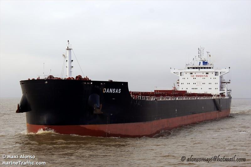 dansas (Bulk Carrier) - IMO 9687708, MMSI 636016750, Call Sign D5HP2 under the flag of Liberia