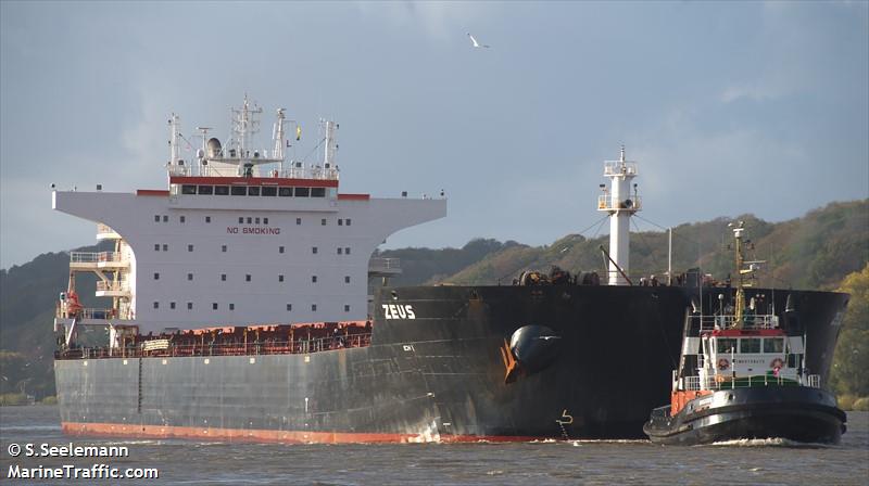 zeus (Bulk Carrier) - IMO 9426049, MMSI 636017523, Call Sign D5LJ3 under the flag of Liberia