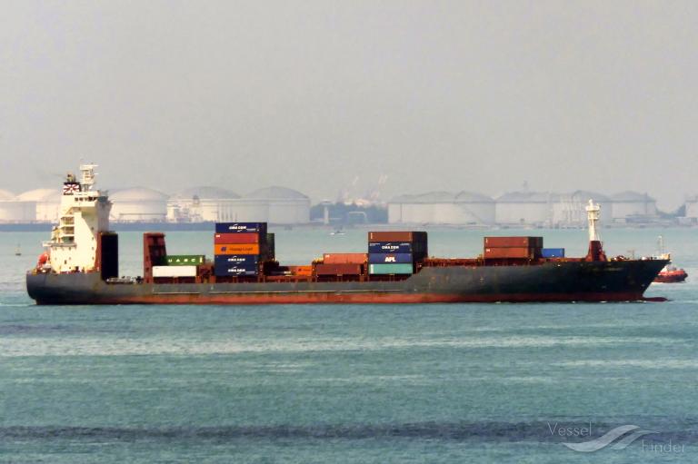 hansa homburg (Container Ship) - IMO 9436082, MMSI 636018768, Call Sign D5RH5 under the flag of Liberia