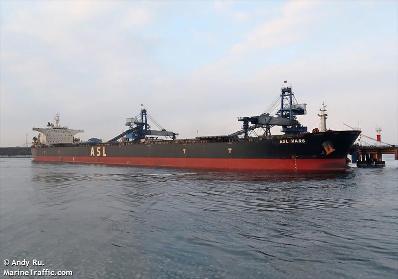 asl mars (Bulk Carrier) - IMO 9284659, MMSI 636019533, Call Sign D5UX9 under the flag of Liberia