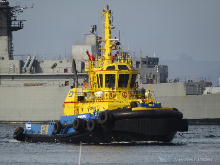 makohe (Tug) - IMO 9662629, MMSI 725001154, Call Sign CA4588 under the flag of Chile