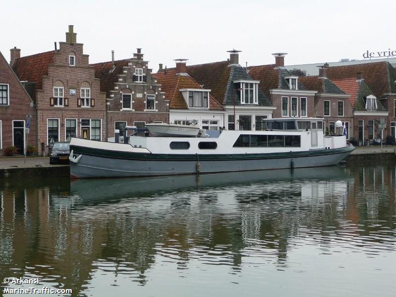 arkansi (Pleasure craft) - IMO , MMSI 244770600, Call Sign PI4379 under the flag of Netherlands