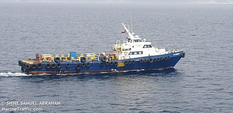 al bahar 1 (Offshore Tug/Supply Ship) - IMO 8932077, MMSI 470966000, Call Sign A6E3134 under the flag of UAE