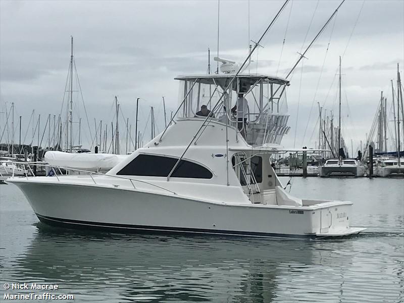 mazara (Pleasure craft) - IMO , MMSI 512008984, Call Sign ZMX6555 under the flag of New Zealand