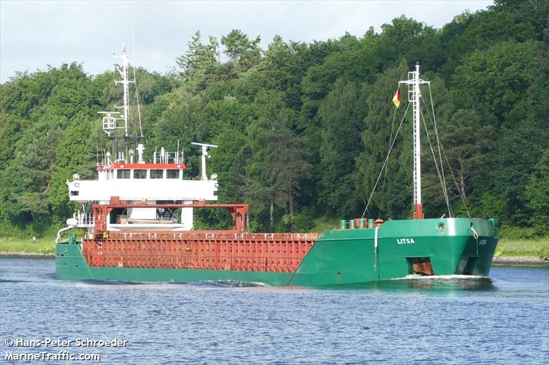 litsa (General Cargo Ship) - IMO 8906286, MMSI 613889000, Call Sign TJMC500 under the flag of Cameroon