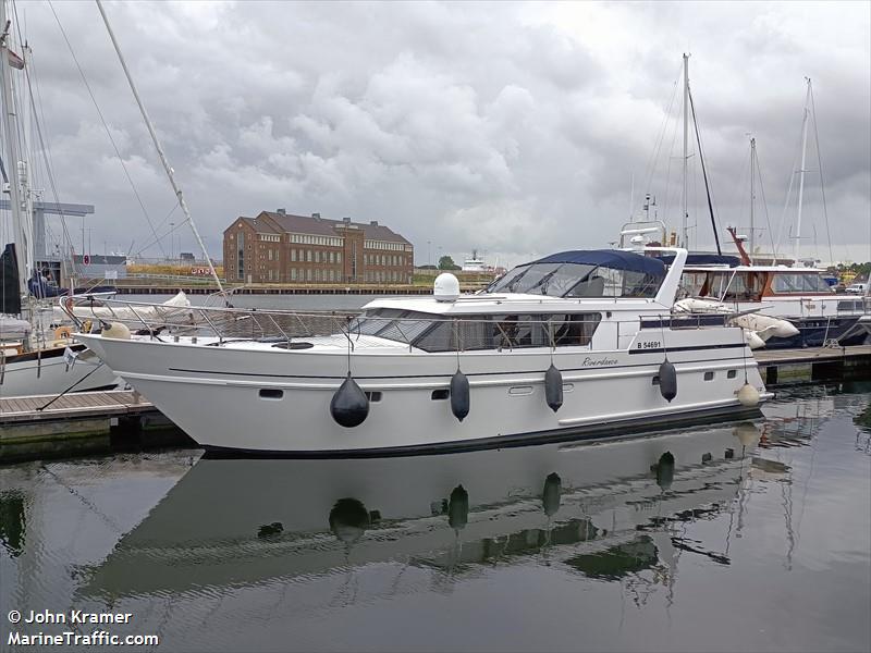 riverdance (Pleasure craft) - IMO , MMSI 205461510, Call Sign OR4615 under the flag of Belgium