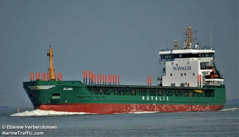 aland (General Cargo Ship) - IMO 9350783, MMSI 255802540, Call Sign CQPB under the flag of Madeira