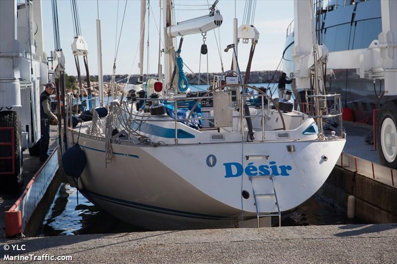 desir (-) - IMO , MMSI 265726610, Call Sign SKDR under the flag of Sweden