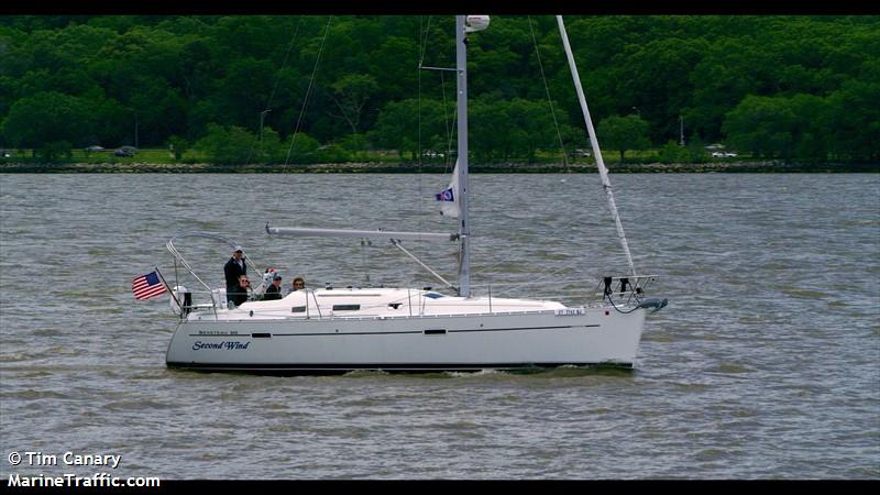 second wind (Sailing vessel) - IMO , MMSI 338319065 under the flag of USA