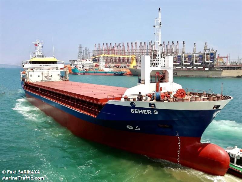 seher s (General Cargo Ship) - IMO 9198604, MMSI 375115000, Call Sign J8B6332 under the flag of St Vincent & Grenadines