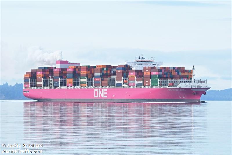 one magdalena (Container Ship) - IMO 9937347, MMSI 477809500, Call Sign VRUN5 under the flag of Hong Kong
