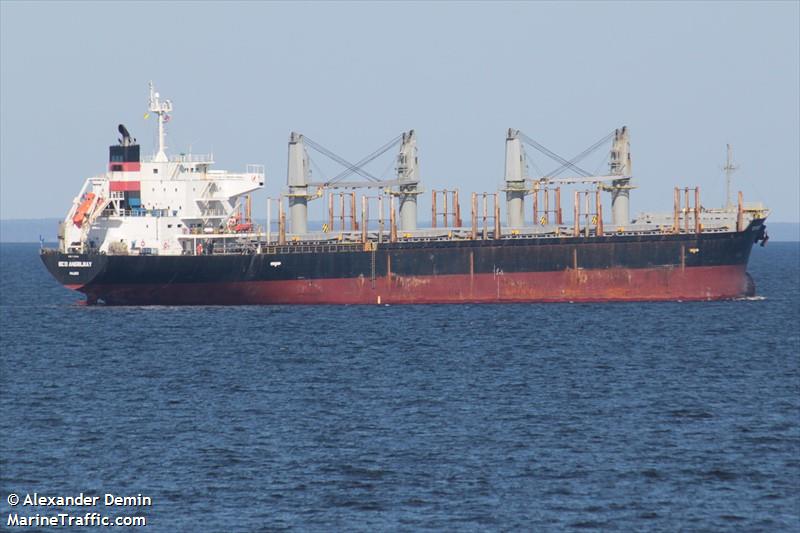 eco angelbay (Bulk Carrier) - IMO 9385166, MMSI 538010038, Call Sign V7A5502 under the flag of Marshall Islands